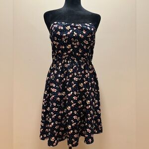 Lucca Couture - Strapless Floral Mini Dress